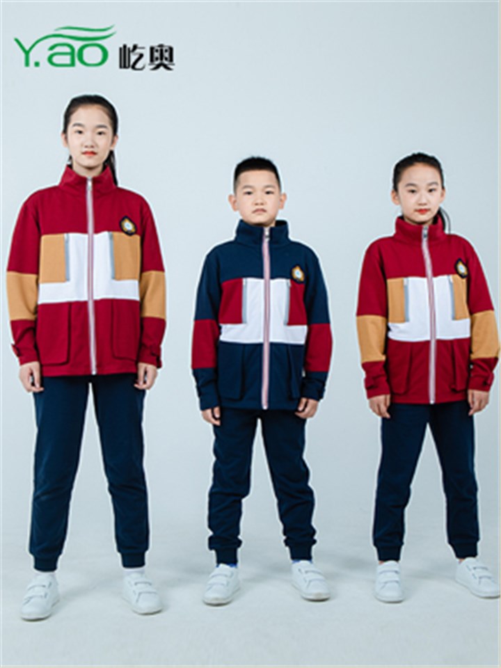 春秋涤盖棉中小学校服款式推荐